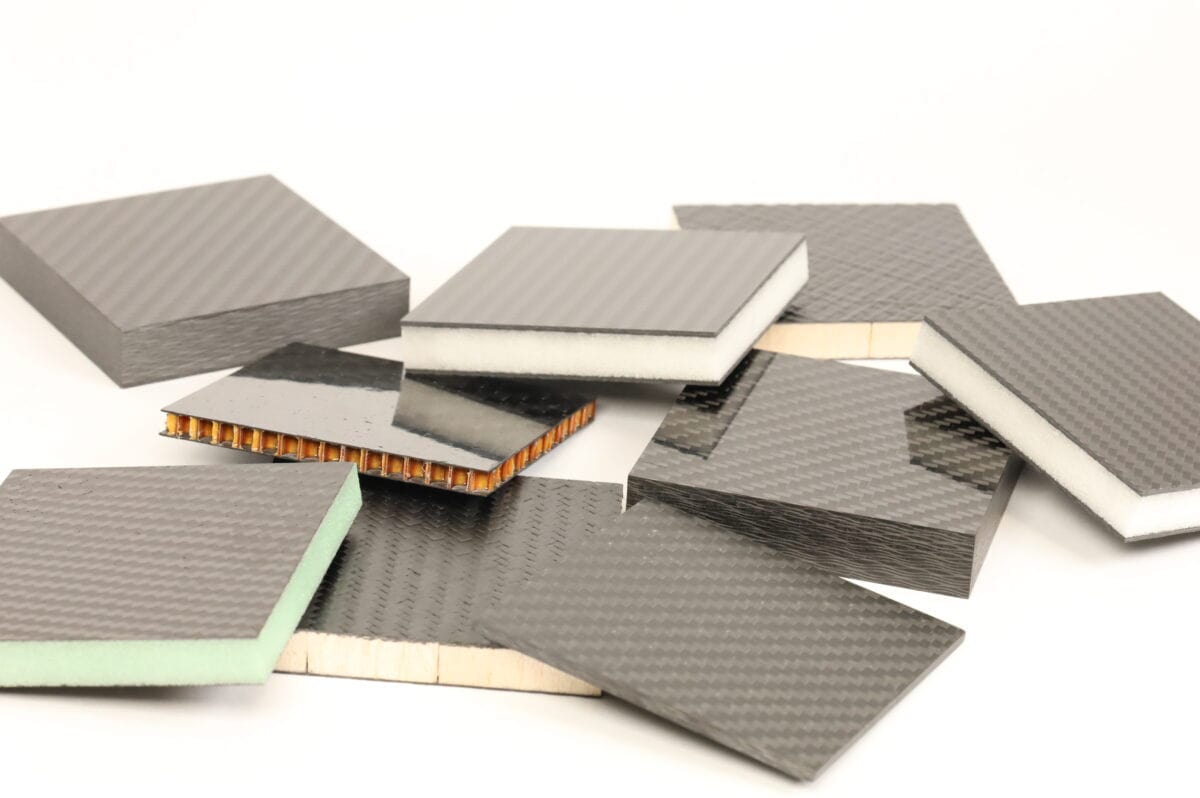 Carbon sandwich ( Nomex honeycomb, PMI, Balsa)